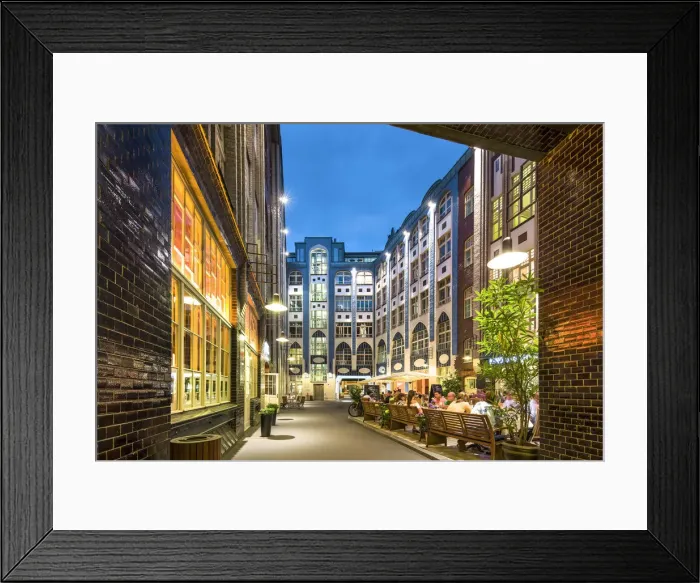 Framed Print : Hackesche Haofe, Mitte, Berlin, Germany Framed Print : Hackesche Haofe, Mitte, Berlin, Germany