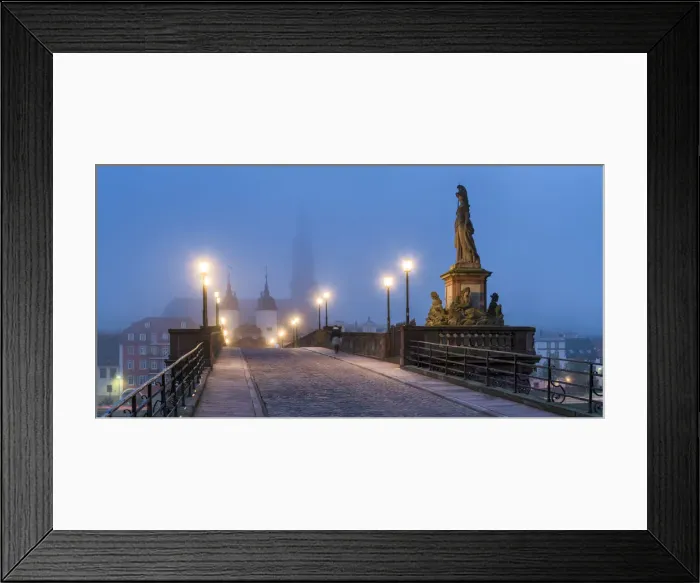 Framed Print : Karl-Theodor-bridge panorama, Heidelberg, Baden-WAorttemberg, Germany Framed Print : Karl-Theodor-bridge panorama, Heidelberg, Baden-WAorttemberg, Germany