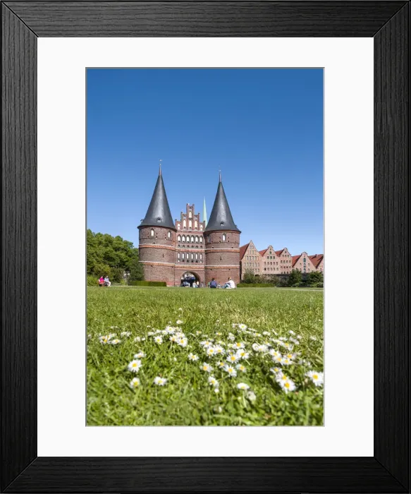 Framed Print : Holstentor, LAobeck, Baltic coast, Schleswig-Holstein, Germany Framed Print : Holstentor, LAobeck, Baltic coast, Schleswig-Holstein, Germany