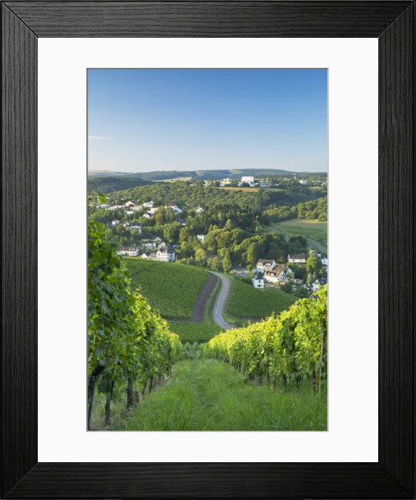 Framed Print : View of Trier at dawn, Trier, Rhineland-Palatinate, Germany Framed Print : View of Trier at dawn, Trier, Rhineland-Palatinate, Germany