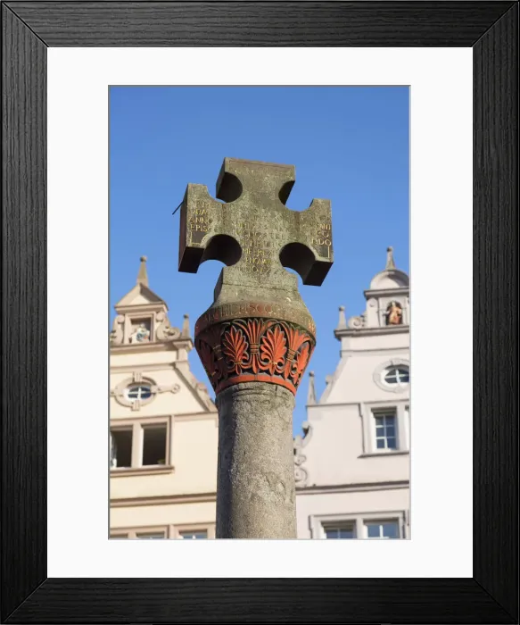 Framed Print : Market Square, Trier, Rhineland-Palatinate, Germany Framed Print : Market Square, Trier, Rhineland-Palatinate, Germany