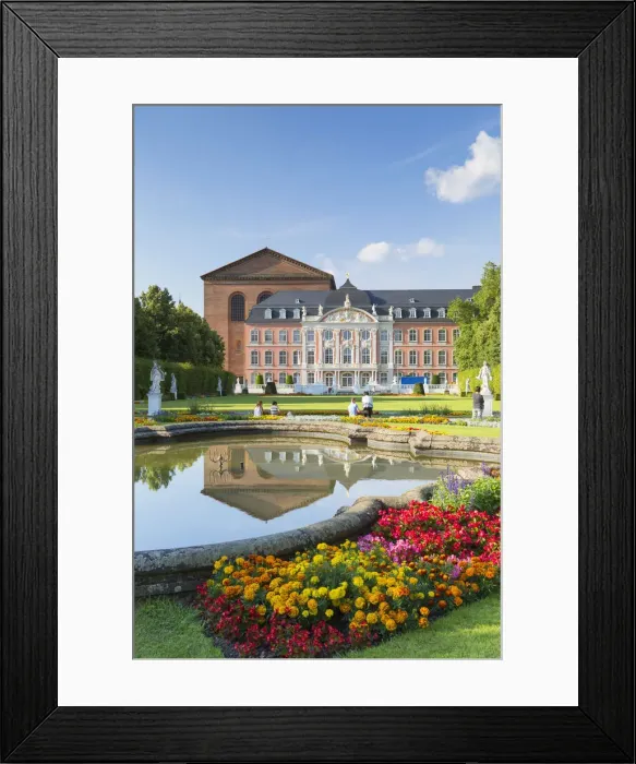 Framed Print : Basilica of Constantine and Rococo Palace, Trier, Rhineland-Palatinate, Germany Framed Print : Basilica of Constantine and Rococo Palace, Trier, Rhineland-Palatinate, Germany