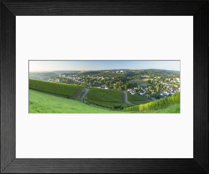 Framed Print : View of Trier at dawn, Trier, Rhineland-Palatinate, Germany Framed Print : View of Trier at dawn, Trier, Rhineland-Palatinate, Germany