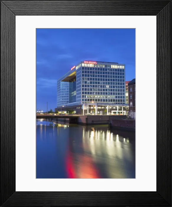 Framed Print : Der Spiegel building, Hamburg, Germany Framed Print : Der Spiegel building, Hamburg, Germany