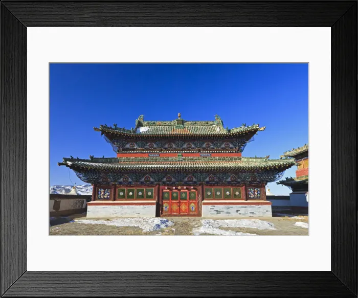 Framed Print : Mongolia, Ovorkhangai, Kharkhorin. Erdene Zuu Monastery Framed Print : Mongolia, Ovorkhangai, Kharkhorin. Erdene Zuu Monastery