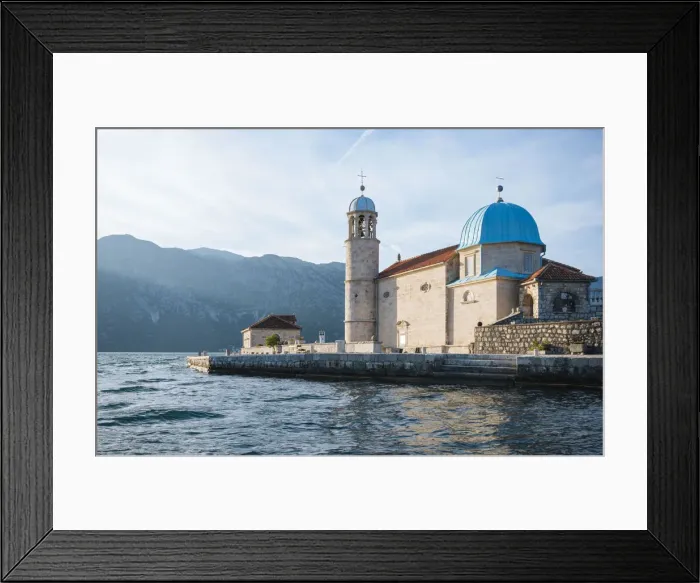 Framed Print : Exterior of The Roman Catholic Church of Our Lady of the Rocks, Our Lady of the Rocks Framed Print : Exterior of The Roman Catholic Church of Our Lady of the Rocks, Our Lady of the Rocks