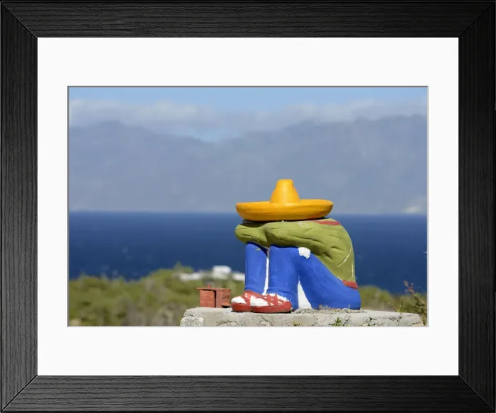 Framed Print : Mexican door figure, La Ventanaz, Baja California, Mexico Framed Print : Mexican door figure, La Ventanaz, Baja California, Mexico