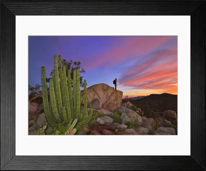 Framed Print : Mountains near La Ventanaz, Baja California, Mexico Framed Print : Mountains near La Ventanaz, Baja California, Mexico