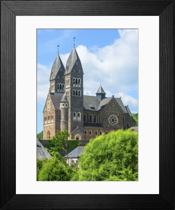 Framed Print : Church of Clervaux, Kanton Clervaux, Luxembourg
