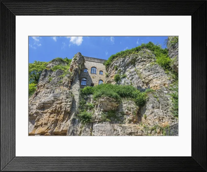 Framed Print : Kasematten at Grund, Luxembourg Framed Print : Kasematten at Grund, Luxembourg