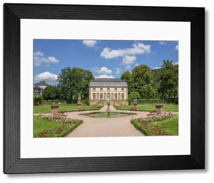Framed Print : Orangery at the baroque garden of Echternach, Kanton Echternach, Luxembourg Framed Print : Orangery at the baroque garden of Echternach, Kanton Echternach, Luxembourg
