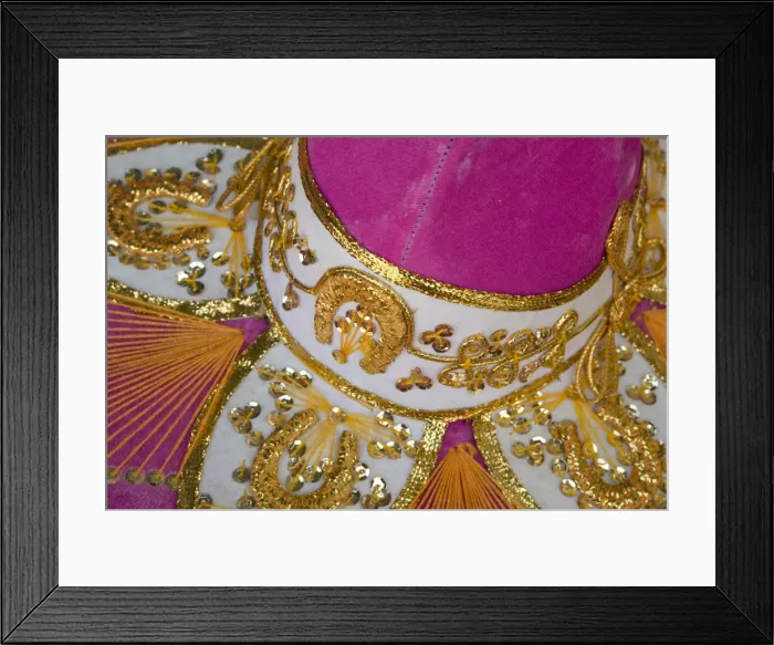 Framed Print : Playa del Carmen, Mexico. Closeup details of a Mexican sombrero Framed Print : Playa del Carmen, Mexico. Closeup details of a Mexican sombrero