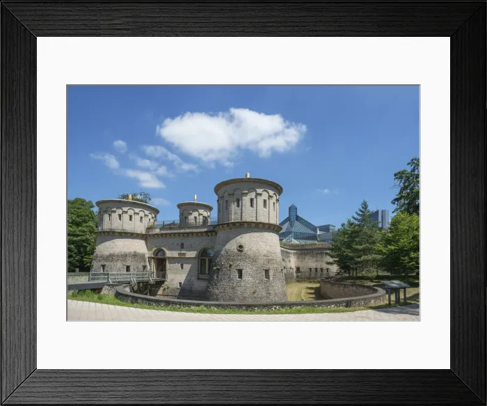 Framed Print : Thüningen fortress with Museum Drei Eichelen, Luxembourg Framed Print : Thüningen fortress with Museum Drei Eichelen, Luxembourg