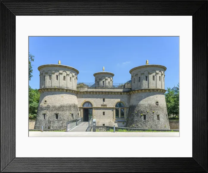 Framed Print : Thüningen fortress with Museum Drei Eichelen, Luxembourg Framed Print : Thüningen fortress with Museum Drei Eichelen, Luxembourg