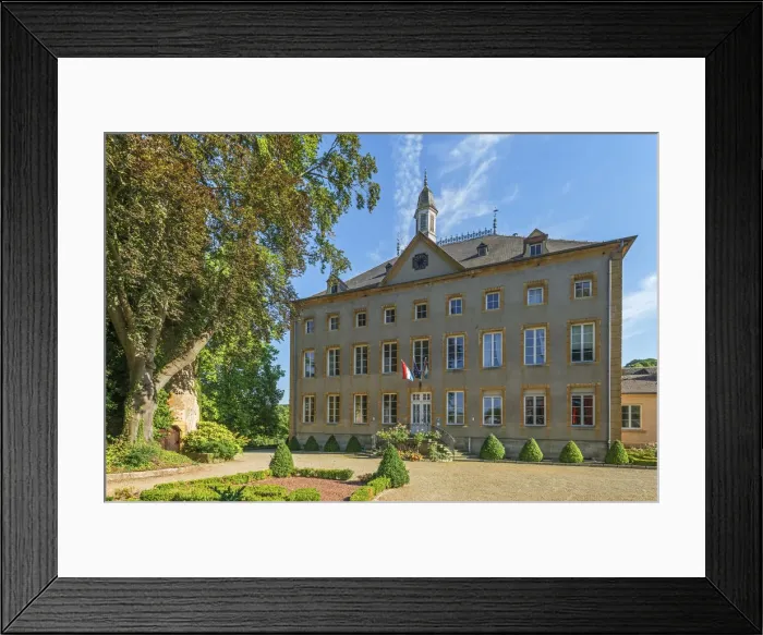 Framed Print : Schengen castle, Kanton Remich, Luxembourg