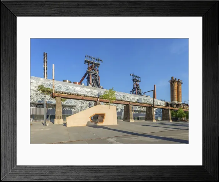 Framed Print : Former steel works museum at Belval, Esch-sur-Alzette, Kanton Esch, Luxembourg Framed Print : Former steel works museum at Belval, Esch-sur-Alzette, Kanton Esch, Luxembourg