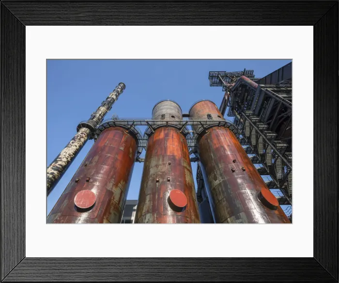 Framed Print : Former steel works museum at Belval, Esch-sur-Alzette, Kanton Esch, Luxembourg Framed Print : Former steel works museum at Belval, Esch-sur-Alzette, Kanton Esch, Luxembourg