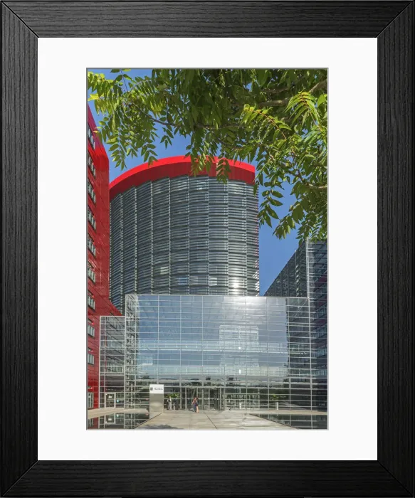 Framed Print : RBC office building (Vasconi Associes Architectes) at Belval, Esch-sur-Alzette, Kanton Framed Print : RBC office building (Vasconi Associes Architectes) at Belval, Esch-sur-Alzette, Kanton