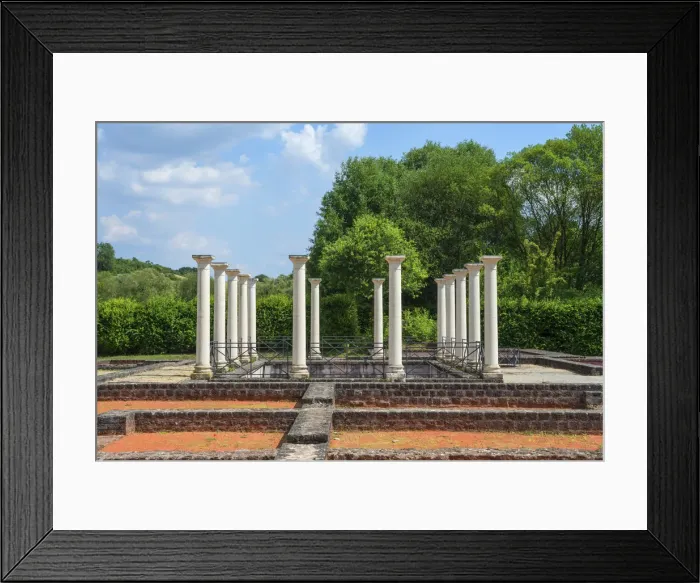Framed Print : Roman villa at Echternach, Kanton Echternach, Luxembourg Framed Print : Roman villa at Echternach, Kanton Echternach, Luxembourg