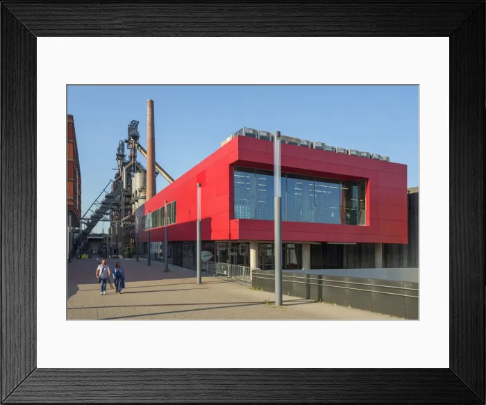 Framed Print : Rockhal music hall with former steel works museum at Belval, Esch-sur-Alzette, Kanton Framed Print : Rockhal music hall with former steel works museum at Belval, Esch-sur-Alzette, Kanton