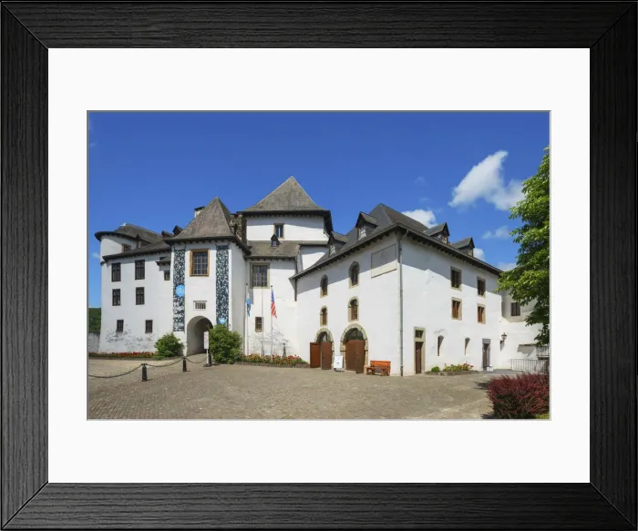 Framed Print : Castle of Clervaux, UNESCO World Heritage Site, Kanton Clervaux, Luxembourg Framed Print : Castle of Clervaux, UNESCO World Heritage Site, Kanton Clervaux, Luxembourg