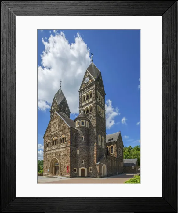 Framed Print : Church of Clervaux, Kanton Clervaux, Luxembourg Framed Print : Church of Clervaux, Kanton Clervaux, Luxembourg