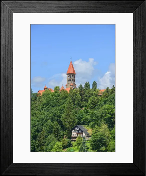 Framed Print : Cloister of Clervaux, Kanton Clervaux, Luxembourg Framed Print : Cloister of Clervaux, Kanton Clervaux, Luxembourg