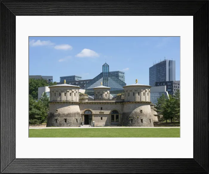 Framed Print : ThAoningen fortress with Museum Drei Eichelen, Luxembourg Framed Print : ThAoningen fortress with Museum Drei Eichelen, Luxembourg