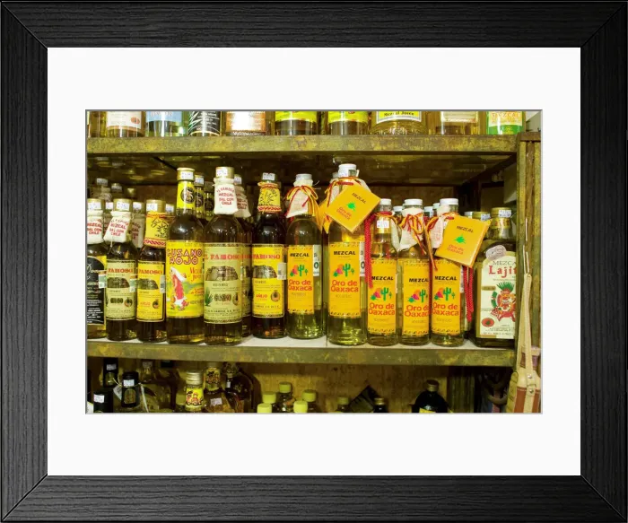 Framed Print : Playa del Carmen, Mexico. Tequila for sale in a shop in Play del Carmen Mexico Framed Print : Playa del Carmen, Mexico. Tequila for sale in a shop in Play del Carmen Mexico
