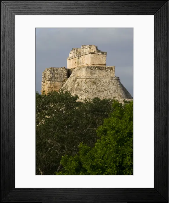 Framed Print : Uxmal, Mexico. The Magicians Pyramid at Uxmal Yucatan Peninsula Mexico Framed Print : Uxmal, Mexico. The Magicians Pyramid at Uxmal Yucatan Peninsula Mexico