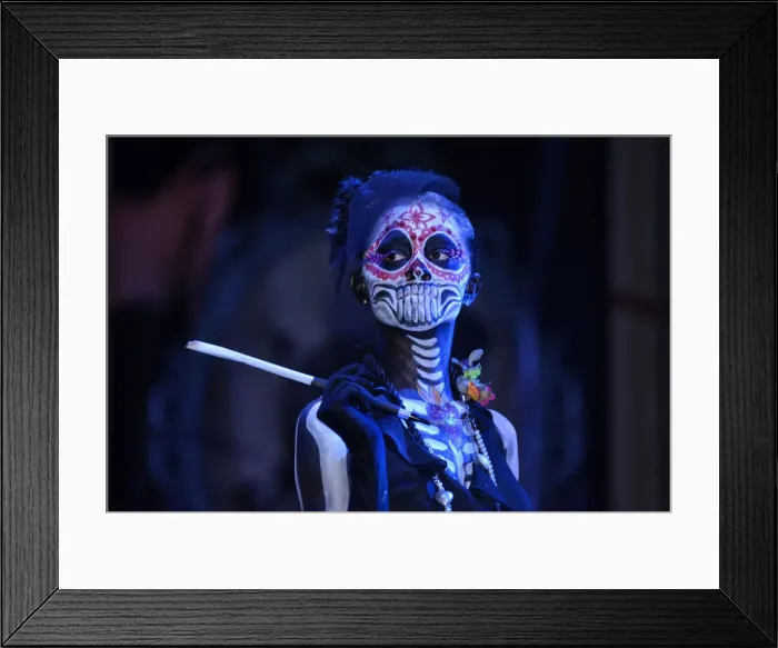 Framed Print : Catrina, day of the Dead festivities, La Paz, Baja California Sur, Mexico Framed Print : Catrina, day of the Dead festivities, La Paz, Baja California Sur, Mexico