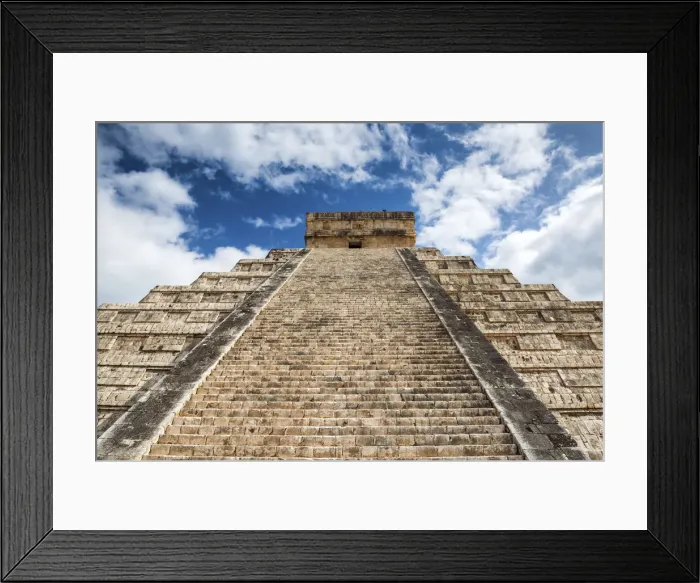 Framed Print : Chichen Itza Mayan Temple, Yucantan, Mexico Framed Print : Chichen Itza Mayan Temple, Yucantan, Mexico