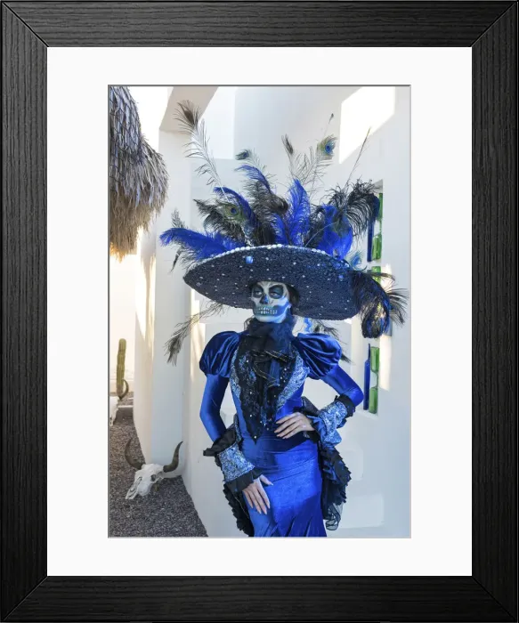 Framed Print : Mexico, Baja California Sur, Catrina MR Framed Print : Mexico, Baja California Sur, Catrina MR