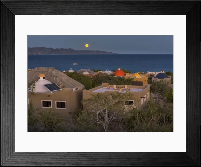 Framed Print : Mexico, Baja California Sur, Houses at Ventana Bay resort Framed Print : Mexico, Baja California Sur, Houses at Ventana Bay resort