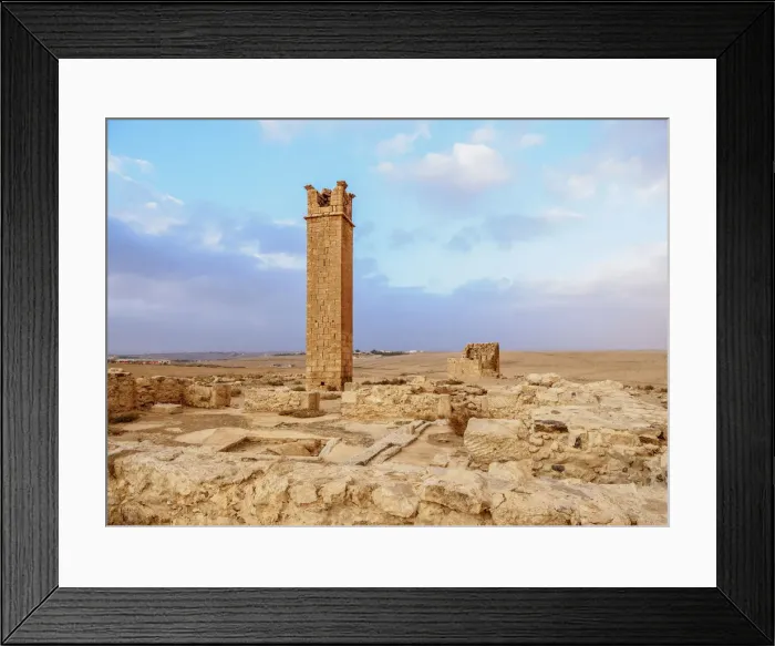Framed Print : Stylite tower, Umm ar-Rasas, Amman Governorate, Jordan Framed Print : Stylite tower, Umm ar-Rasas, Amman Governorate, Jordan