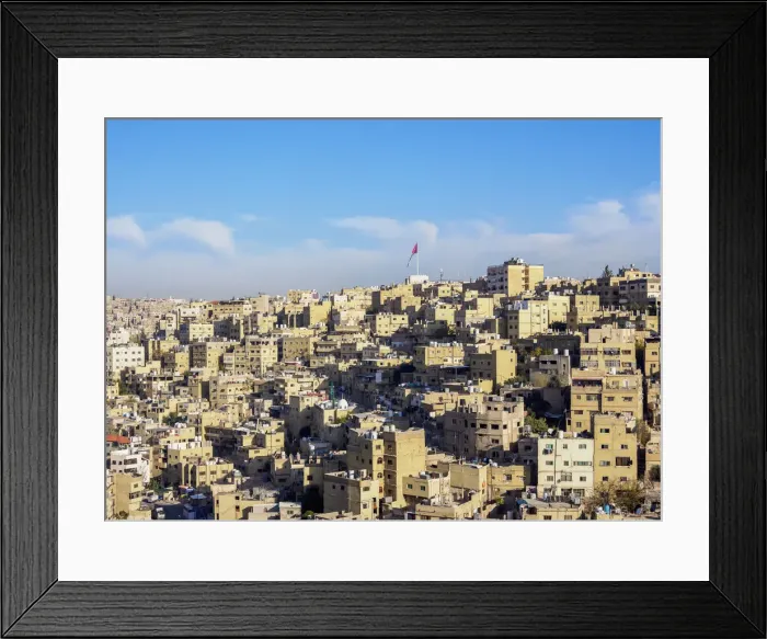 Framed Print : Cityscape seen from Citadel Hill, Amman, Amman Governorate, Jordan Framed Print : Cityscape seen from Citadel Hill, Amman, Amman Governorate, Jordan