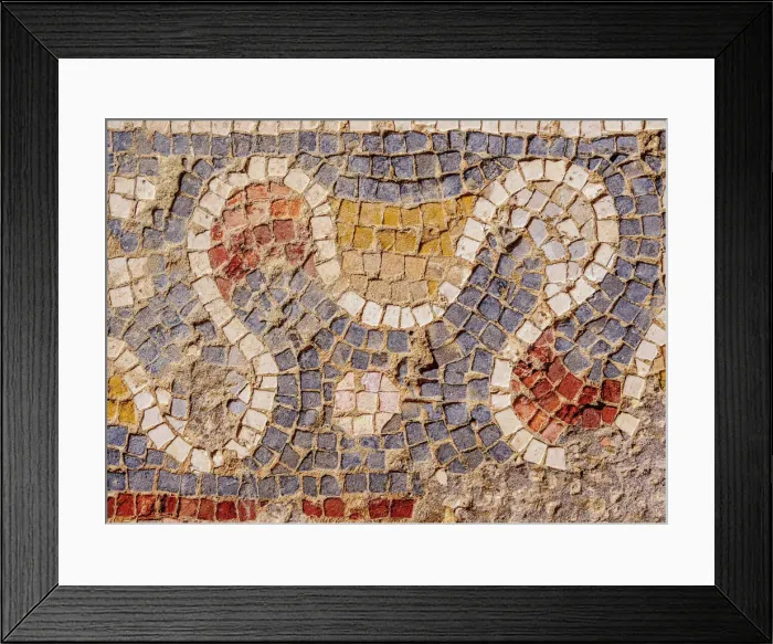 Framed Print : Mosaic Floor in Jerash, Jerash Governorate, Jordan Framed Print : Mosaic Floor in Jerash, Jerash Governorate, Jordan