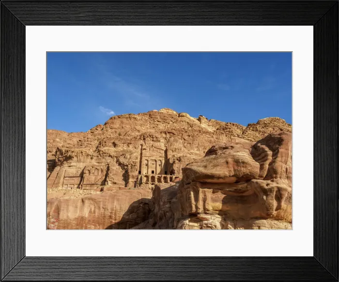 Framed Print : The Urn Tomb, Petra, Ma an Governorate, Jordan Framed Print : The Urn Tomb, Petra, Ma an Governorate, Jordan