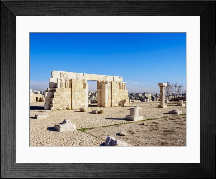 Framed Print : Amman Citadel, Amman Governorate, Jordan Framed Print : Amman Citadel, Amman Governorate, Jordan