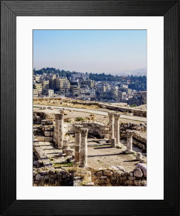 Framed Print : Amman Citadel, Amman Governorate, Jordan Framed Print : Amman Citadel, Amman Governorate, Jordan