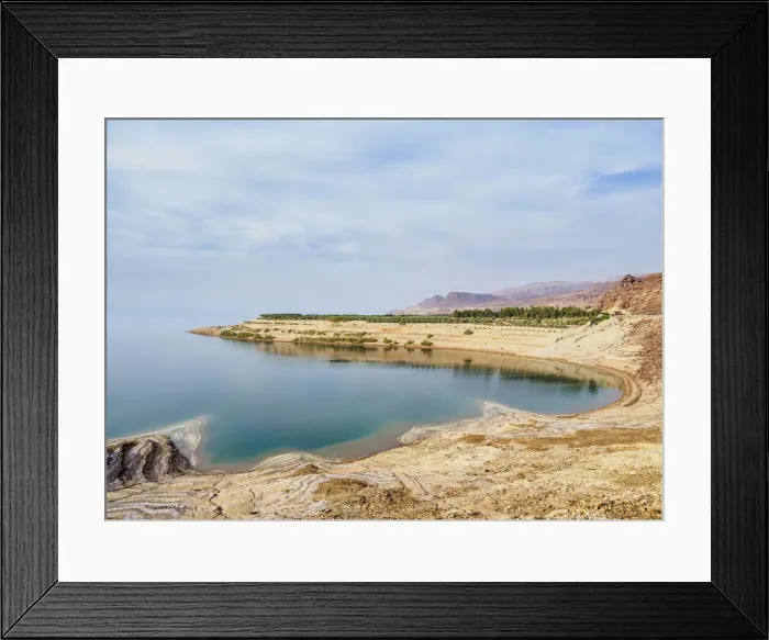 Framed Print : Dead Sea, elevated view, Karak Governorate, Jordan Framed Print : Dead Sea, elevated view, Karak Governorate, Jordan