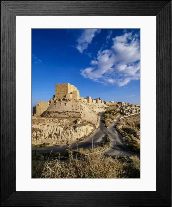 Framed Print : Kerak Castle, Al-Karak, Karak Governorate, Jordan Framed Print : Kerak Castle, Al-Karak, Karak Governorate, Jordan