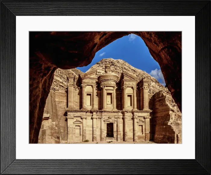 Framed Print : The Monastery, Ad-Deir, Petra, Ma an Governorate, Jordan