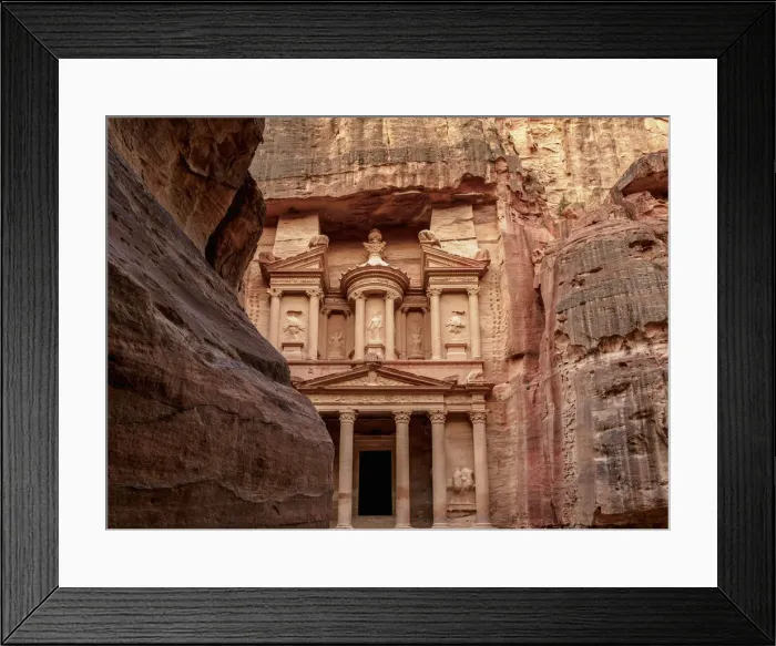 Framed Print : The Treasury, Al-Khazneh, Petra, Ma an Governorate, Jordan Framed Print : The Treasury, Al-Khazneh, Petra, Ma an Governorate, Jordan