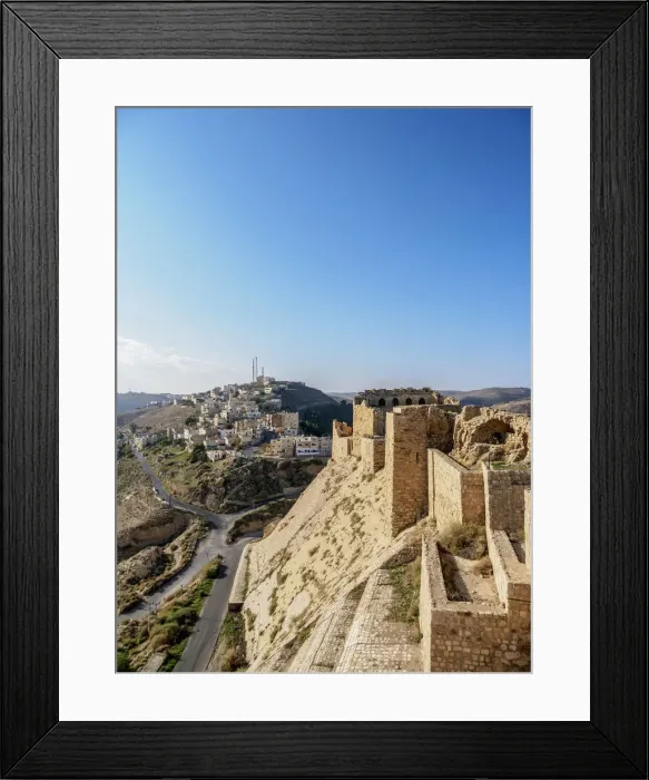 Framed Print : Kerak Castle, Al-Karak, Karak Governorate, Jordan Framed Print : Kerak Castle, Al-Karak, Karak Governorate, Jordan