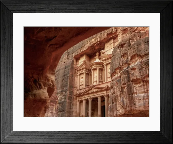 Framed Print : The Treasury, Al-Khazneh, Petra, Ma an Governorate, Jordan Framed Print : The Treasury, Al-Khazneh, Petra, Ma an Governorate, Jordan