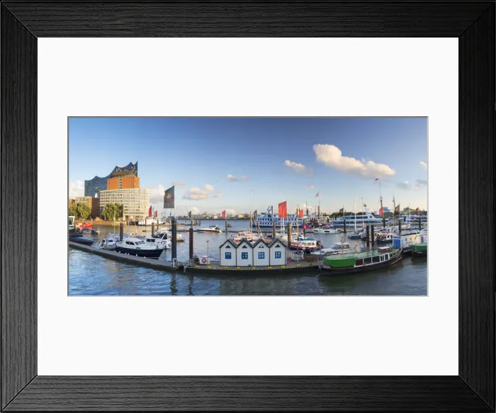 Framed Print : Elbphilharmonie concert hall and harbour, Hamburg, Germany Framed Print : Elbphilharmonie concert hall and harbour, Hamburg, Germany