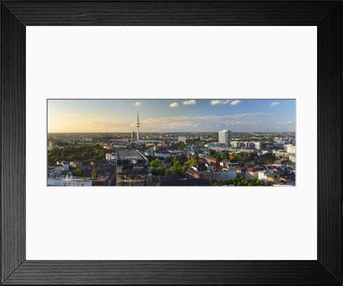 Framed Print : View of Hamburg, Germany Framed Print : View of Hamburg, Germany