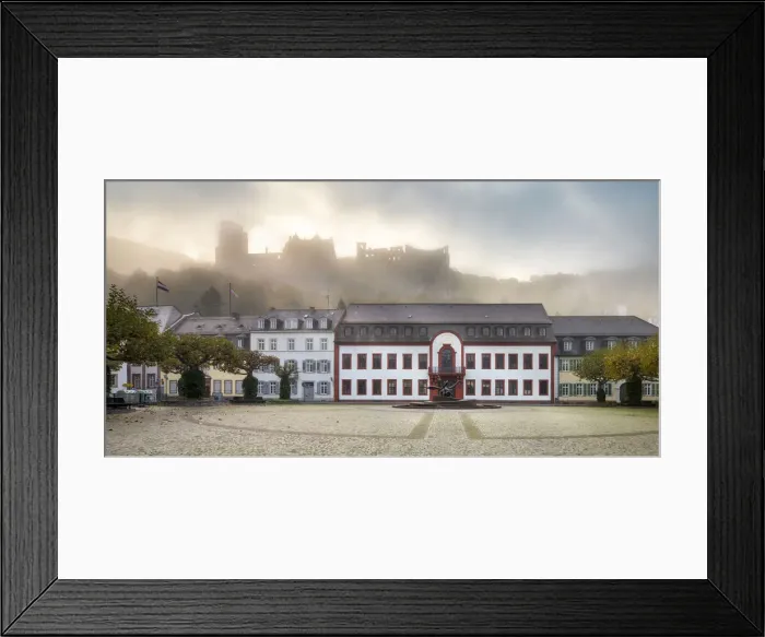 Framed Print : Karls square panorama in autumn, Heidelberg, Baden-WAorttemberg, Germany Framed Print : Karls square panorama in autumn, Heidelberg, Baden-WAorttemberg, Germany
