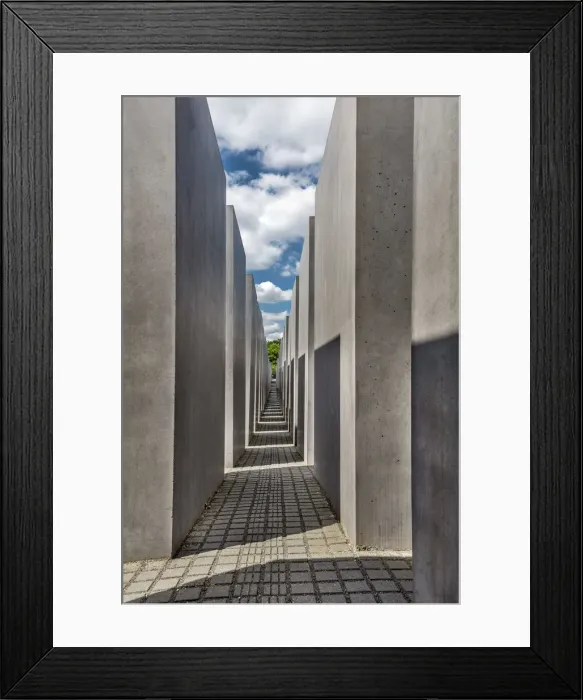 Framed Print : Holocaust Memorial, Berlin, Germany Framed Print : Holocaust Memorial, Berlin, Germany